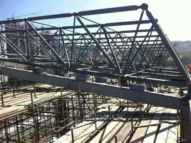 毕节水泥厂网架安装